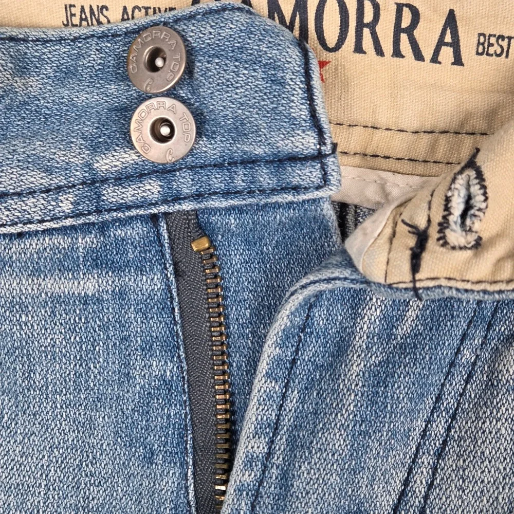Camorra Jeans Active Mens 38 Light Wash Straight Leg Denim Blue 26358‎